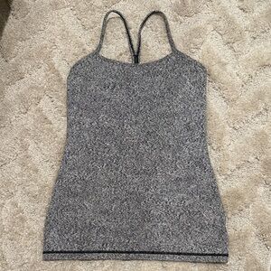Lululemon Athletica Black and Gray Tank Top